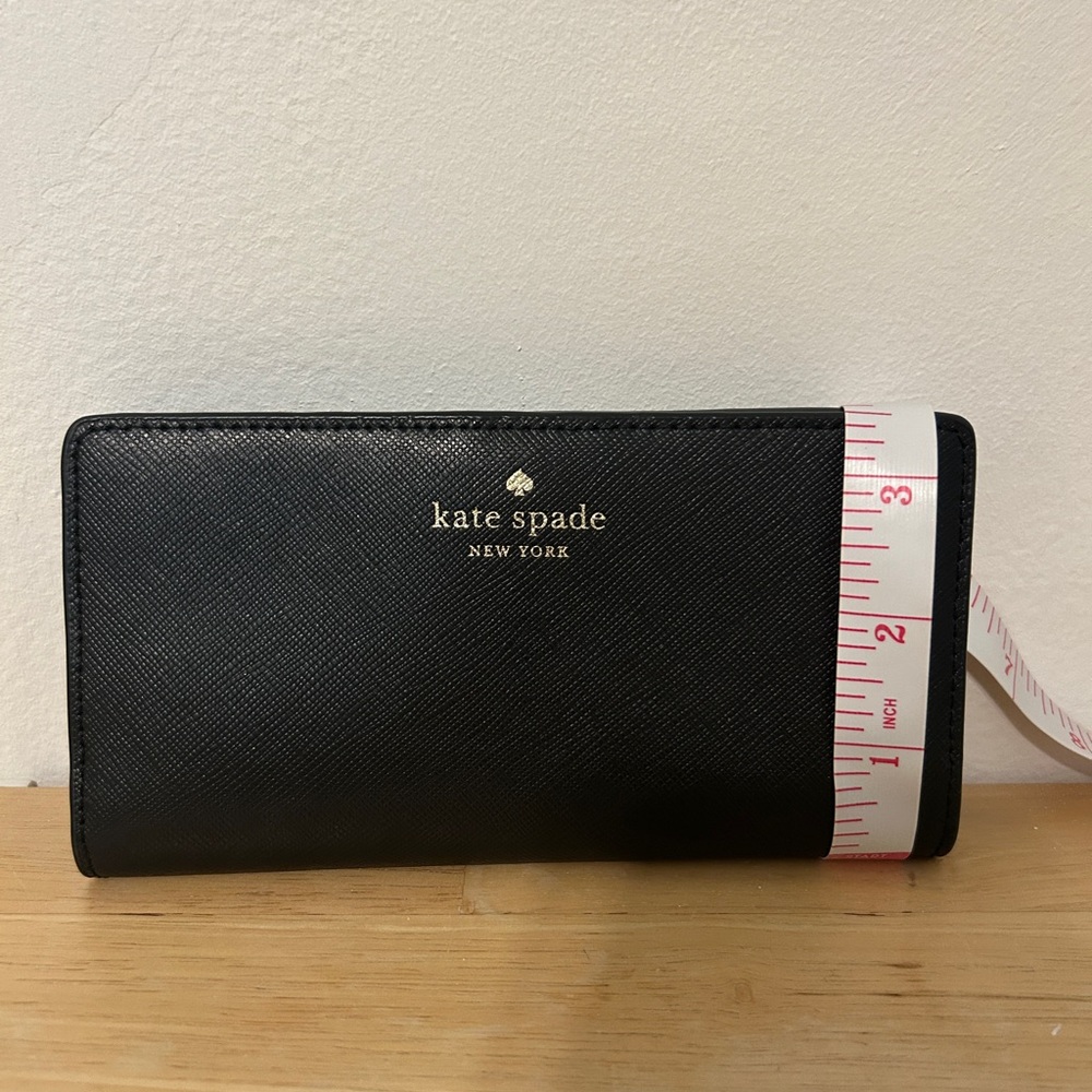 Kate Spade Black Tote Bag with Minimalist Design. Wallet included. - Picture 12 of 13